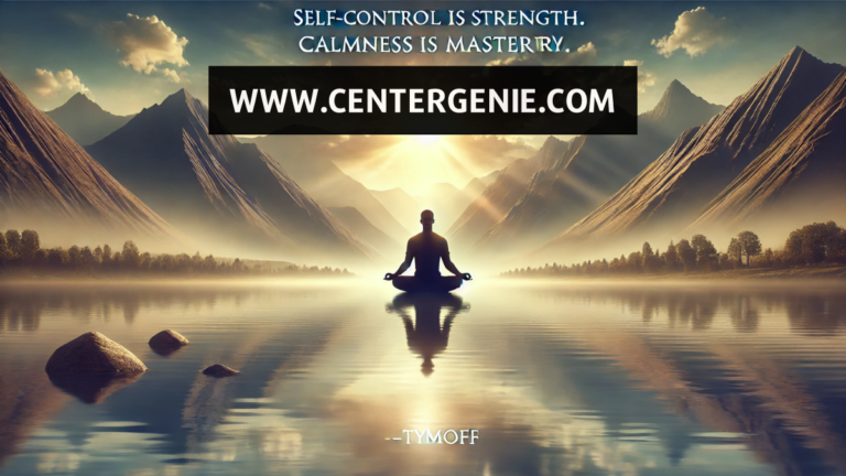 Self-Control Is Strength. Master Your Calmness with You – Tymoff